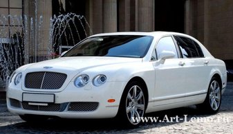 Машина на свадьбу Bentley Continental GT № А3369, белый