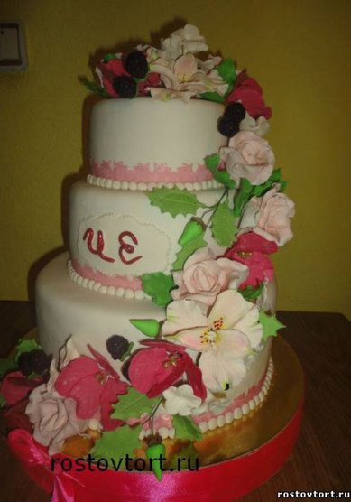 Торт на свадьбу Т30375 - Компания Торты от Светланы