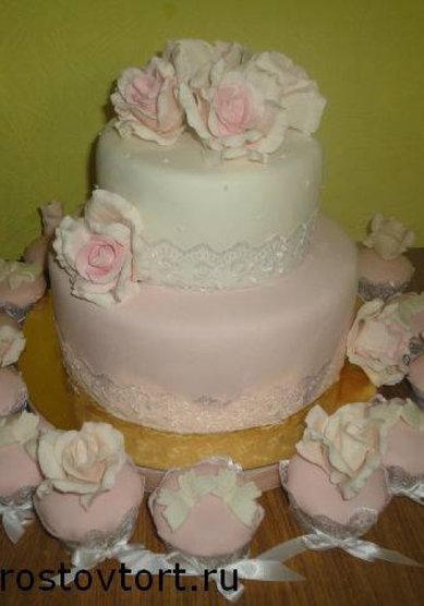 Свадебный торт Т30378 - Компания Торты от Светланы