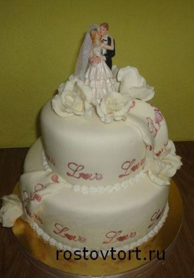 Торт на свадьбу Т30379 - Компания Торты от Светланы