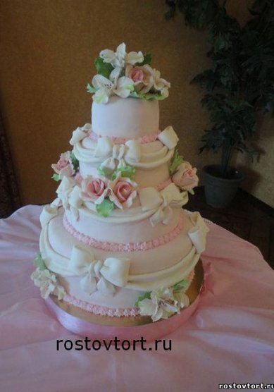 Свадебный торт Т30382 - Компания Торты от Светланы