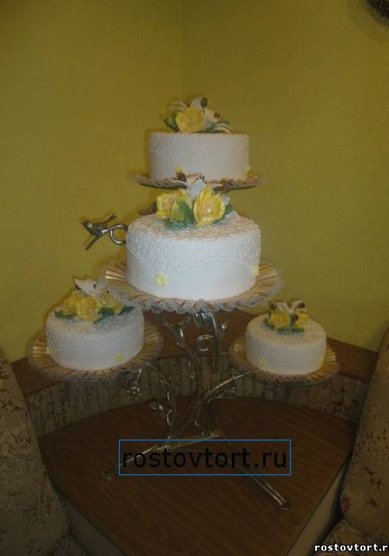 Торт на свадьбу Т30385 - Компания Торты от Светланы