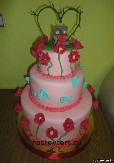 Свадебный торт Т30392 - Компания Торты от Светланы