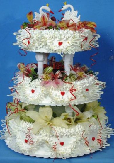 Свадебный торт Р30412 - Компания Ростов-Десерт