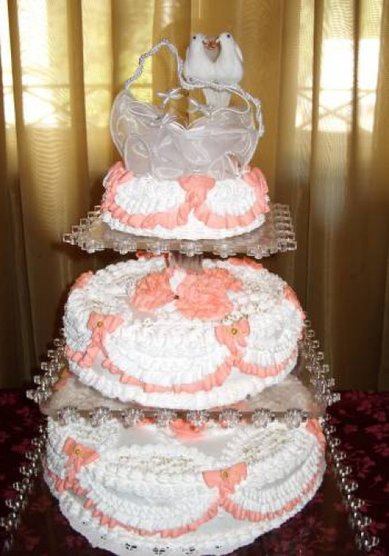 Свадебный торт Р30416 - Компания Ростов-Десерт