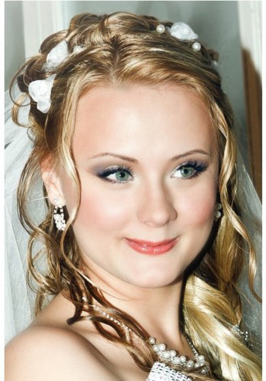 Свадебная прическа А13605 - Стилист-визажист Анна Калинкина