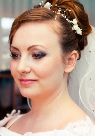 Свадебная прическа Е13611 - Стилист-визажист Елена Савенко