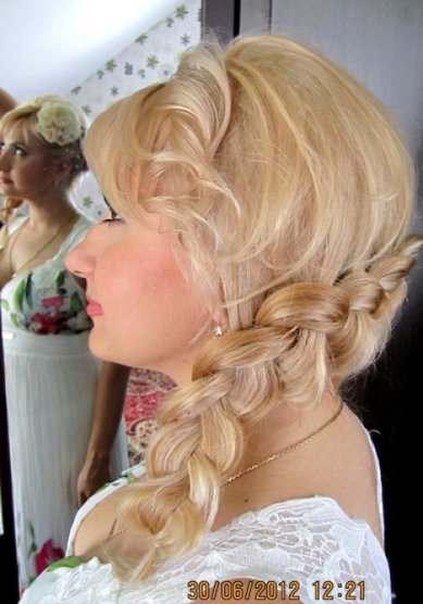 Свадебная прическа И13635 - Стилист-визажист Ирина Воронина