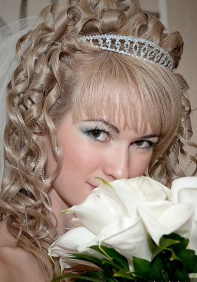 Свадебная прическа М13649 - Стилист-визажист Мария Лебедева
