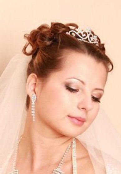 Прическа на свадьбу О13652 - Стилист-визажист Оксана Матяшова