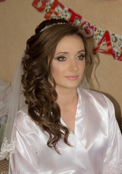 Свадебная прическа И20621 - Стилист-визажист Ирина Воронина