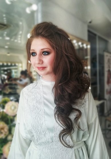 Прическа на свадьбу Свадебный образ (прическа+макияж) (К21520) - Стилист-визажист Кудрявцева Наталия...