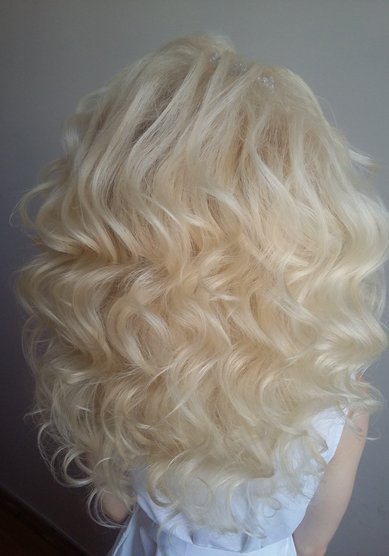 Свадебная прическа Шок локоны (И20611) - Стилист-визажист Ирина Воронина