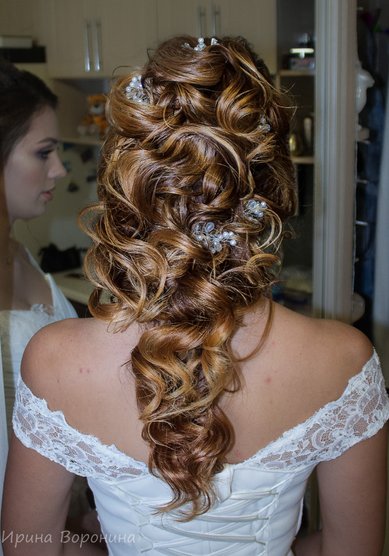 Свадебная прическа И20619 - Стилист-визажист Ирина Воронина