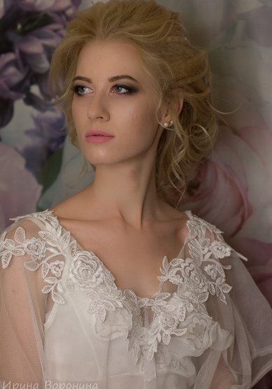 Прическа на свадьбу И20620 - Стилист-визажист Ирина Воронина