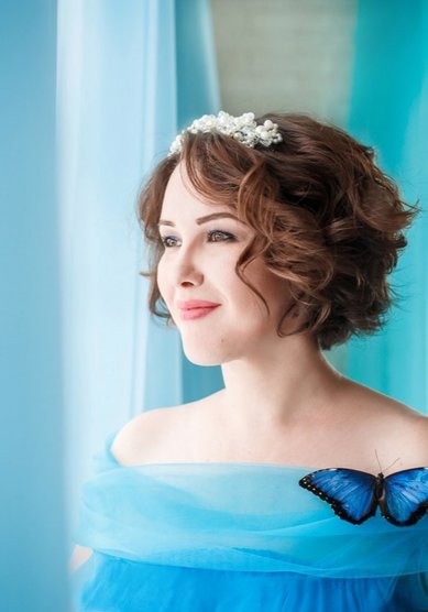 Свадебная прическа И20623 - Стилист-визажист Ирина Воронина