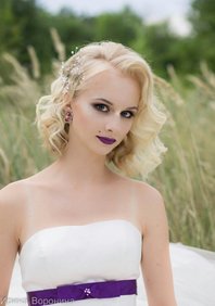 Свадебный макияж необычность (И20607)