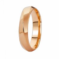 Обручальное кольцо 10-720-К-Ю14338 из красного золота, фигурное