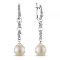 Обручальное кольцо E108-1982342CP-М7551 из белого золота, гладкое