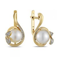 Обручальное кольцо E108-1982362CP-R17-М7558 из красного золота, гладкое