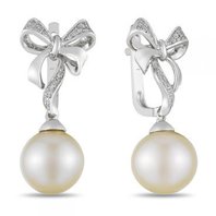 Обручальное кольцо E108-1982366CP-R17-М7559 из белого золота, гладкое