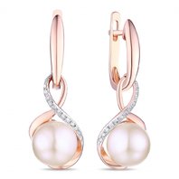 Обручальное кольцо E108-1982650CP-R17-М7561 из красного золота, гладкое