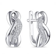 Обручальное кольцо E108-1982780CD-R17-М7579 из белого золота, гладкое