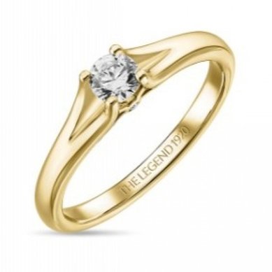 Помолвочное кольцо R01-SL06-020-G2-М12784 - Ювелирный бренд Московский ювелирный завод в Ростове-на-Дону...