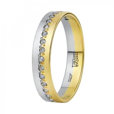 Обручальное кольцо 10-543-Ж-Ю14318 - Ювелирная компания Юверос в Ростове-на-Дону