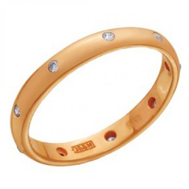 Обручальное кольцо Б2807 - Ювелирный салон Бронницкий Ювелир в Ростове-на-Дону