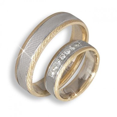 Обручальные кольца д1742 | д1742-Р2865 - Ювелирный салон Русский ювелир