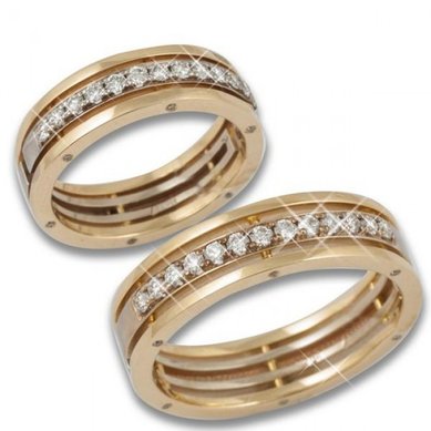 Обручальные кольца 11002575 | 11002575-Р2867 - Ювелирный салон Русский ювелир