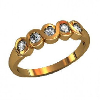 Помолвочное кольцо 22700066-М2901 - Ювелирный салон Мадлен