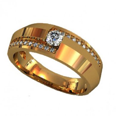 Обручальное кольцо 22700110-М2906 - Ювелирный салон Мадлен