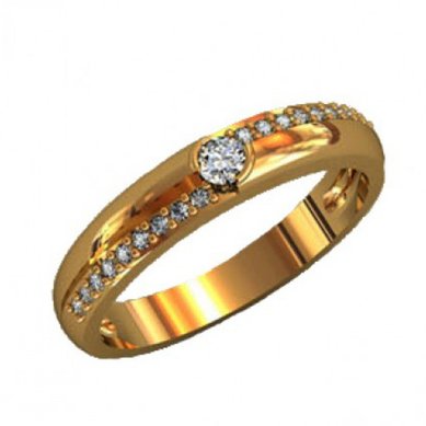 Обручальное кольцо 22700133-М2910 - Ювелирный салон Мадлен