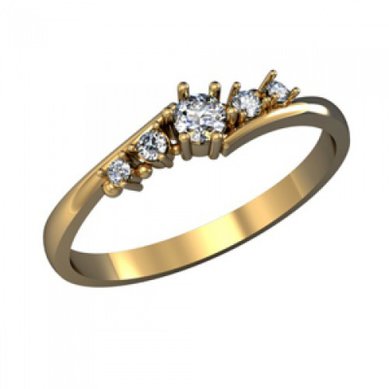 Помолвочное кольцо 22601180-М2915 - Ювелирный салон Мадлен