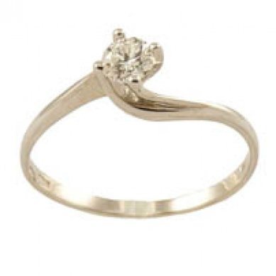 Помолвочное кольцо КК1037-G2929 - Ювелирный салон Grober