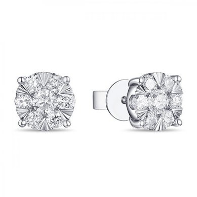 Серьги E2011-1851354BD-М7505 - Ювелирный бренд Московский ювелирный завод в Ростове-на-Дону