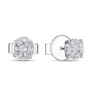 Серьги E2011-1851358BXD-R17-М7508 - Ювелирный бренд Московский ювелирный завод в Ростове-на-Дону...