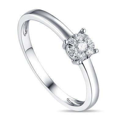 Помолвочное кольцо R2011-1851359AXD-R17-М7528 - Ювелирный бренд Московский ювелирный завод в Ростове-на-Дону...