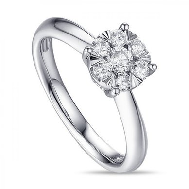 Помолвочное кольцо R2011-1851361AD-М7530 - Ювелирный бренд Московский ювелирный завод в Ростове-на-Дону...