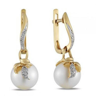 Серьги E108-1982356CP-R17-М7557 - Ювелирный бренд Московский ювелирный завод в Ростове-на-Дону...