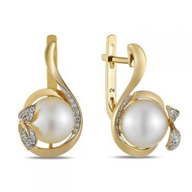 Серьги E108-1982362CP-R17-М7558 - Ювелирный бренд Московский ювелирный завод в Ростове-на-Дону...