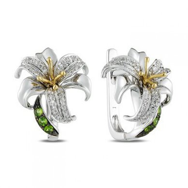 Серьги E108-1982181CXK-R17-М7577 - Ювелирный бренд Московский ювелирный завод в Ростове-на-Дону...