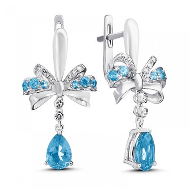 Серьги E2605-1982563CBX-R17-М7588 - Ювелирный бренд Московский ювелирный завод в Ростове-на-Дону...