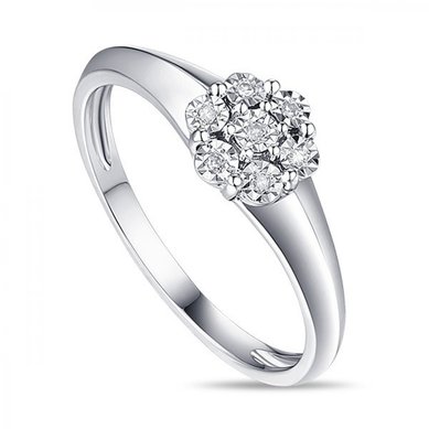 Помолвочное кольцо R108-1982778AD-R17-М7614 - Ювелирный бренд Московский ювелирный завод в Ростове-на-Дону...