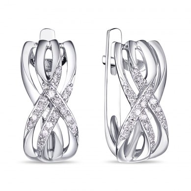 Серьги E108-1982665CD-R17-М7623 - Ювелирный бренд Московский ювелирный завод в Ростове-на-Дону...