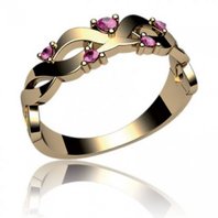 Обручальное кольцо 2252379-М2923