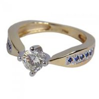 Помолвочное кольцо КК1099-G2930