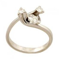 Помолвочное кольцо КК1148-G2933